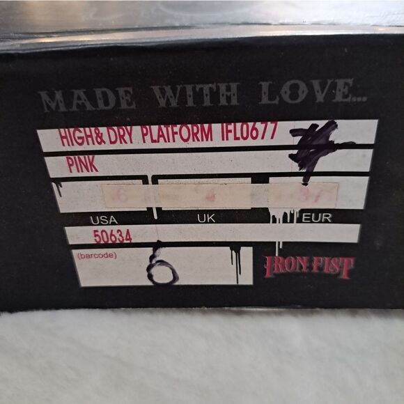 NIB Iron Fist High & Dry Platform - Picture 8 of 8